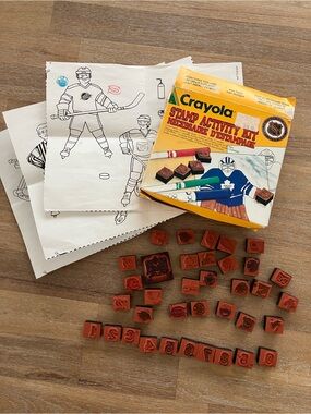 90’s Crayola NHL Stamp Activity Kit - 26 teams